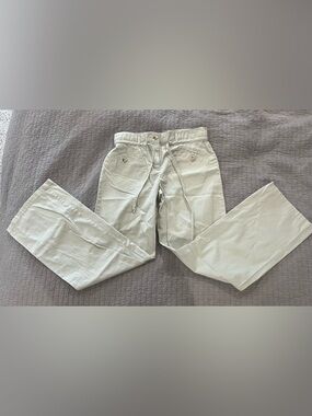Tribal Light Gray Men's Drawstring Chino Pants